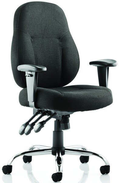 Dynamic Storm Fabric Operator Chair - Black