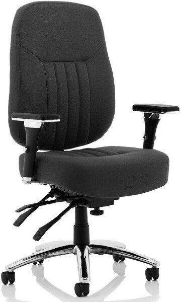 Dynamic Barcelona Deluxe Fabric Chair - Black