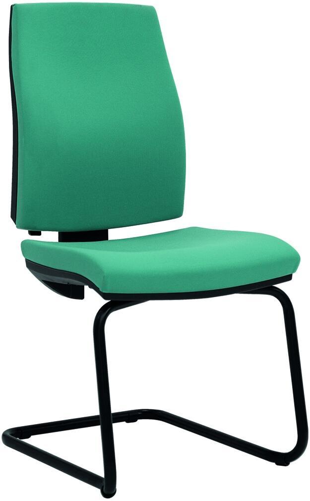 Elite Match Upholstered Cantilever Meeting Chair - Comfort & Support - Office Furniture Direct