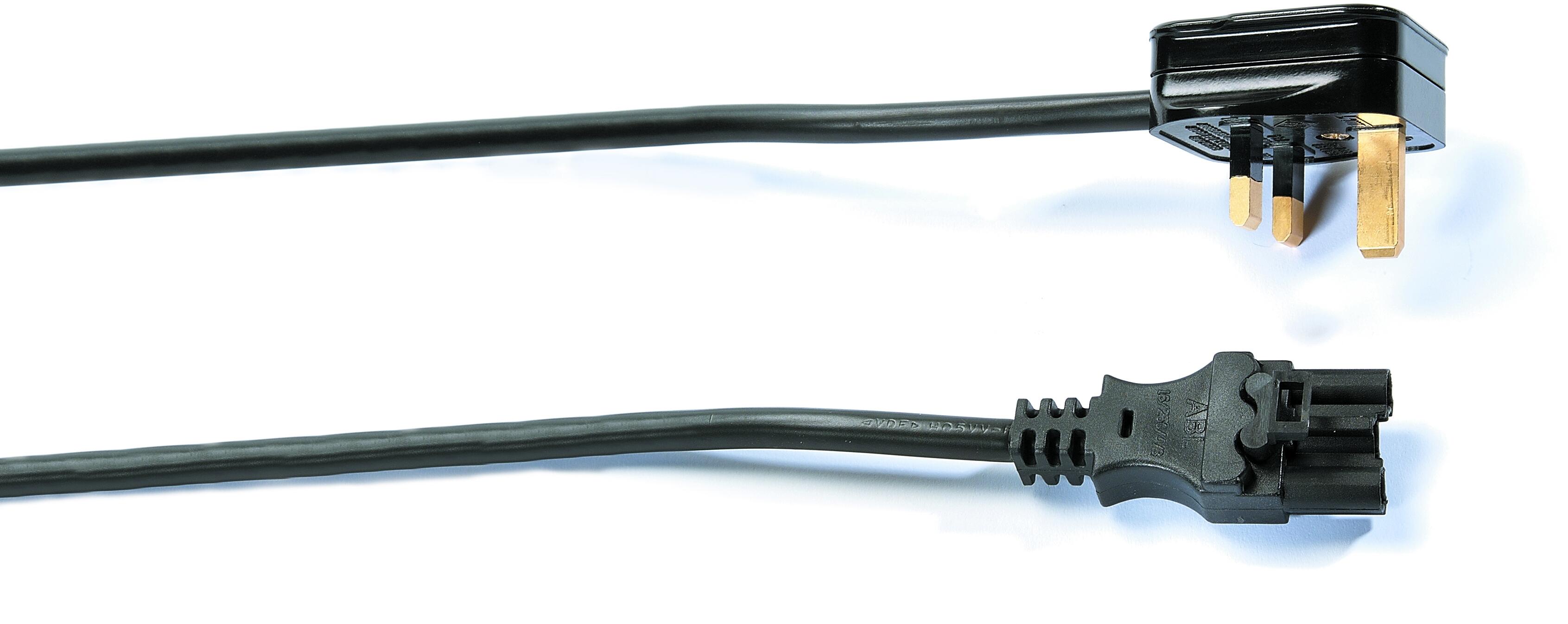 Metalicon Mains Lead UK Plug to GST Female Connector 2m Office Furniture Direct