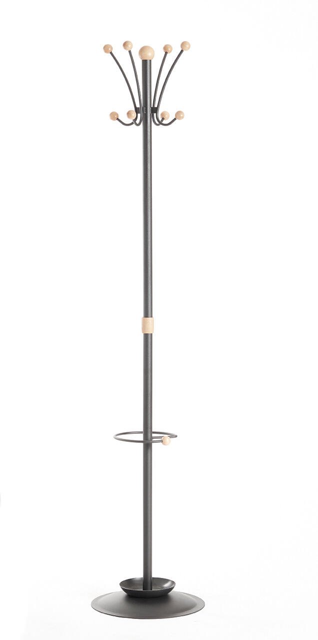 Dams Coat and Umbrella Stand with 8 Hooks Office Furniture Direct