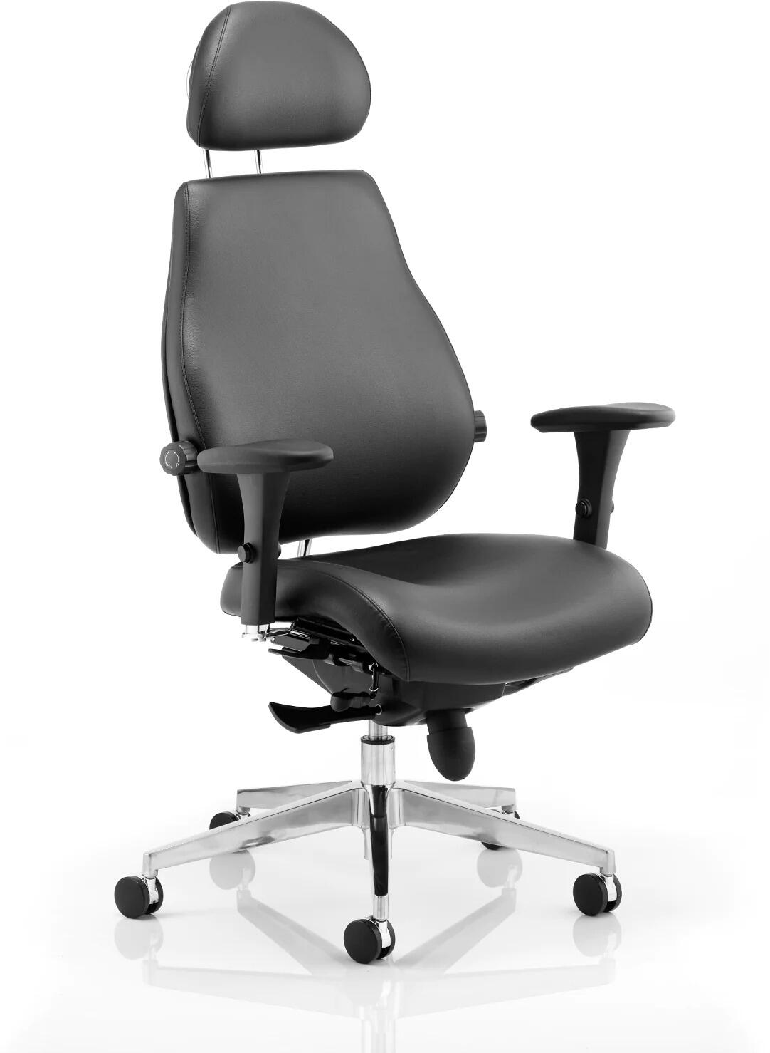 Dynamic Chiro Plus Ultimate Leather Chair Office Furniture Direct