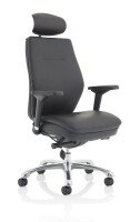 Dynamic Domino Bonded Leather Chair