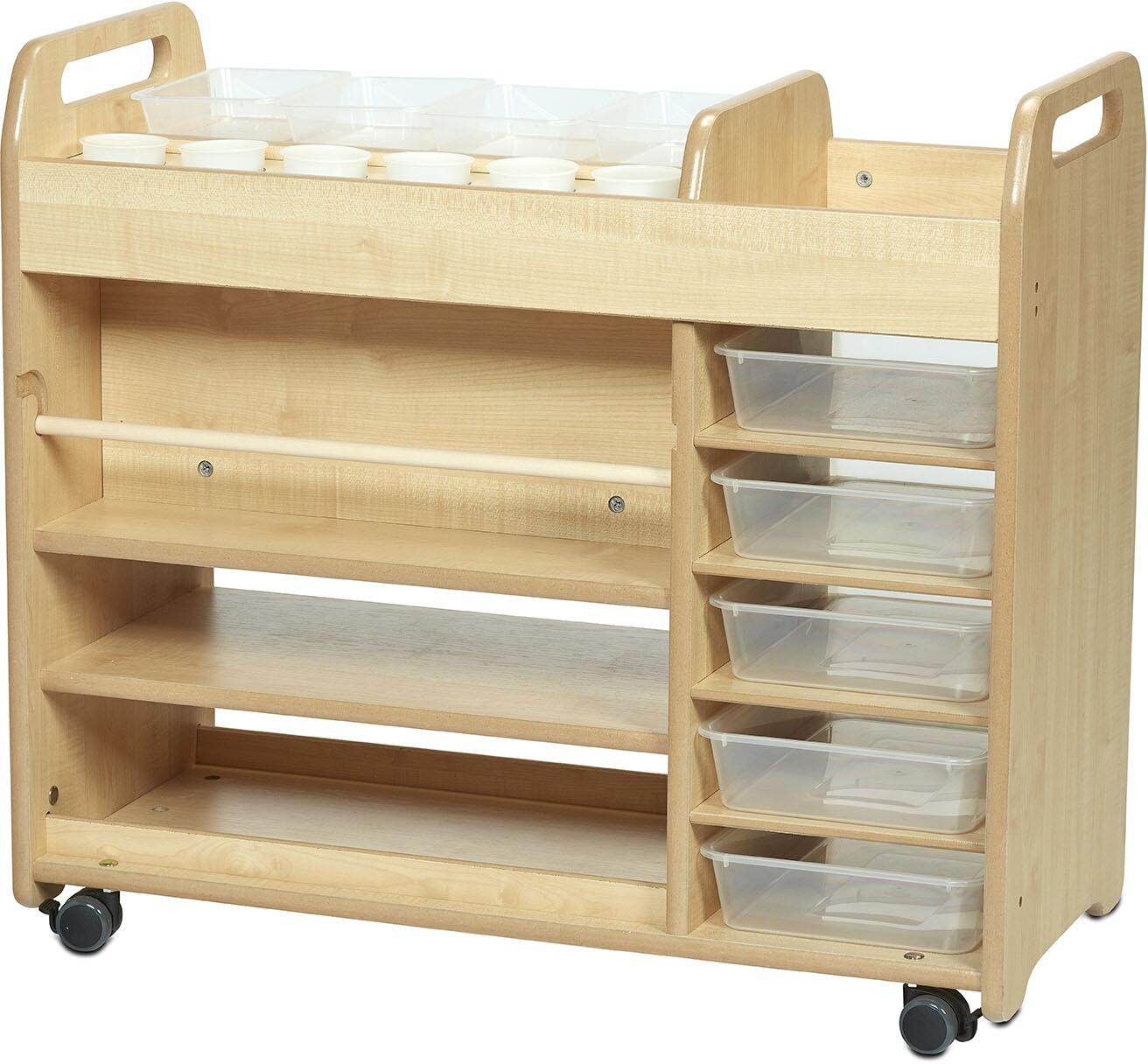Millhouse Provision Trolley - Mobile Storage for Art Supplies - Office ...