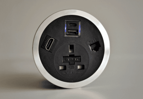 ABL Port El Power Module - 1x Sockets 3.15A, 2x USB