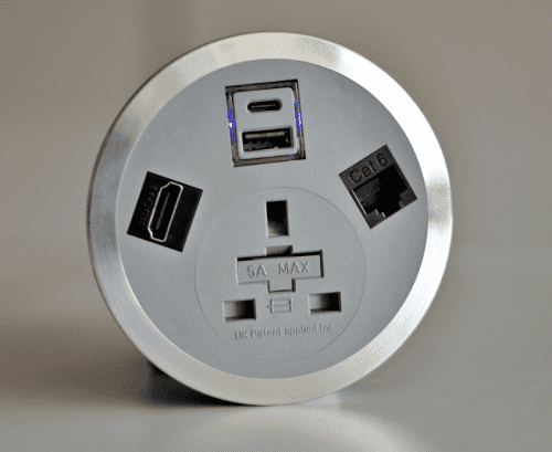 ABL Port El Power Module - 1x Sockets 3.15A, 2x USB