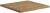 Zap Rustic Solid Oak Square Table Top - 900 x 900 x 32mm