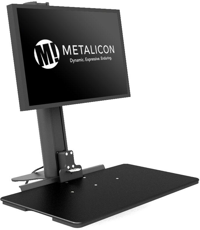 Metalicon I Stand Single Monitor Screen Sit Stand Workstations