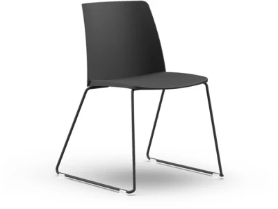 Formetiq Seattle Canteen Chair with Sled Base & Linking Feet