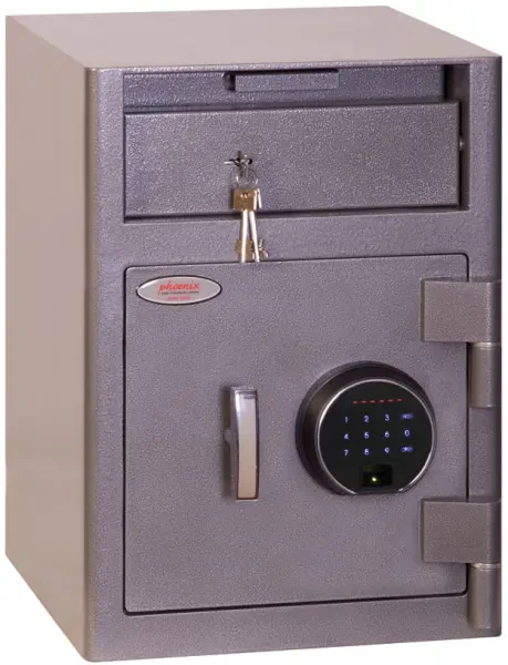 Phoenix Safe Phoenix Cash Deposit SS0996FD Size 1 Security Safe with Fingerprint Lock
