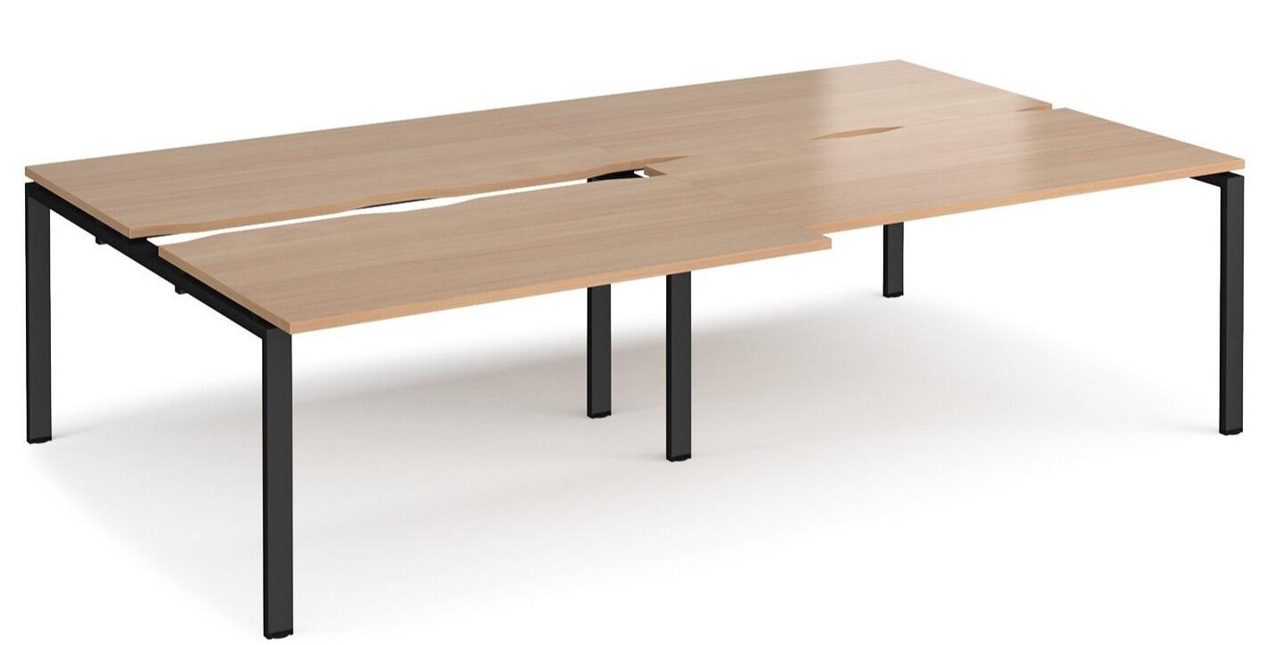 Adapt Sliding Top Double B2B Desks