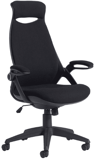 Dams Tuscan Fabric Managers Chair - Black