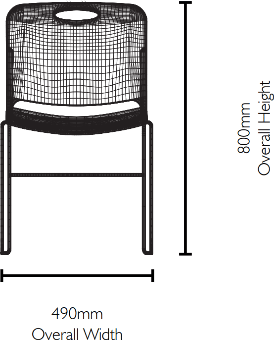KI Maestro High Density Stacking Chair - Modern Design in 3 Colours ...