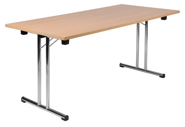Teknik Space Folding Table - 1600 x 800mm - Beech