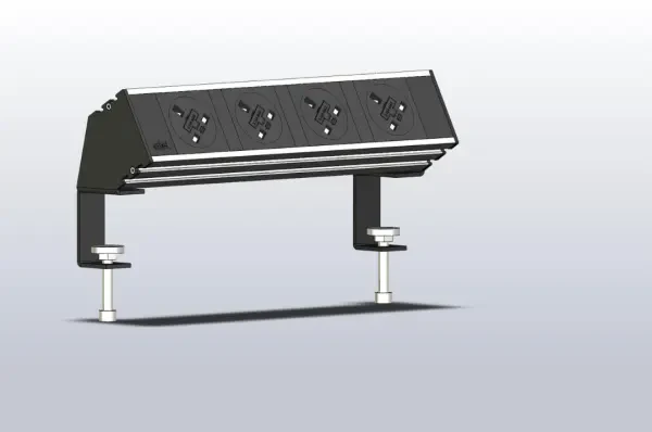 ABL Flexi Module - 4 Mains Power - Silver Body