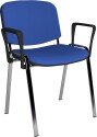 Dams Taurus Chrome Frame Stacking Chair with Arms