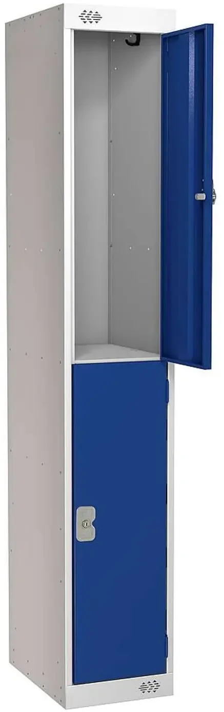TC 2 Door Steel Locker - (d) 450mm - Office Furniture Direct