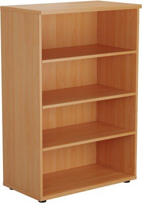 Office Elephant OE05-R740WH Standard Bookcase 740mm high with one Adjustable Shelf in White 