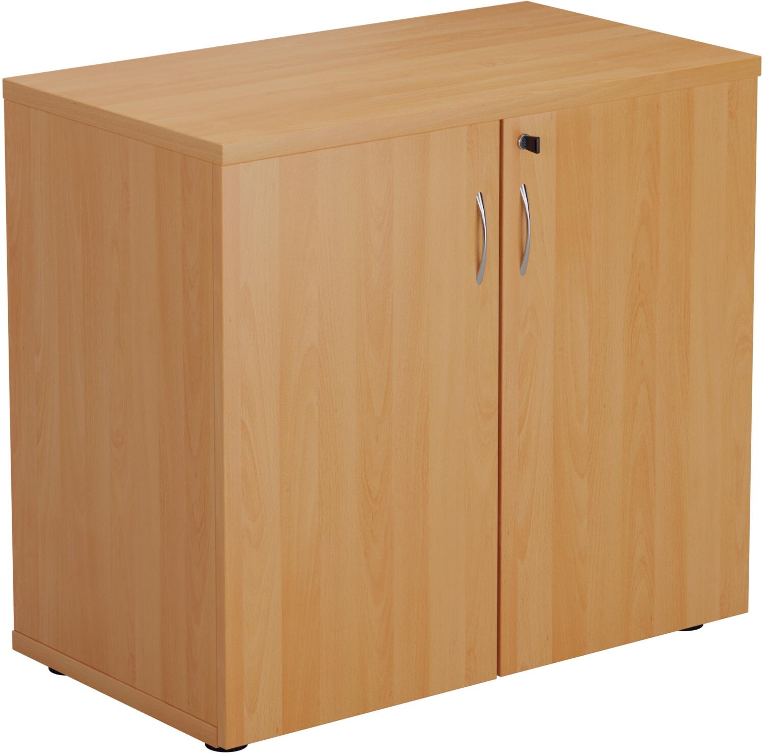 TC Double Door Cupboard with 1 Shelf 730mm High Office Furniture Direct