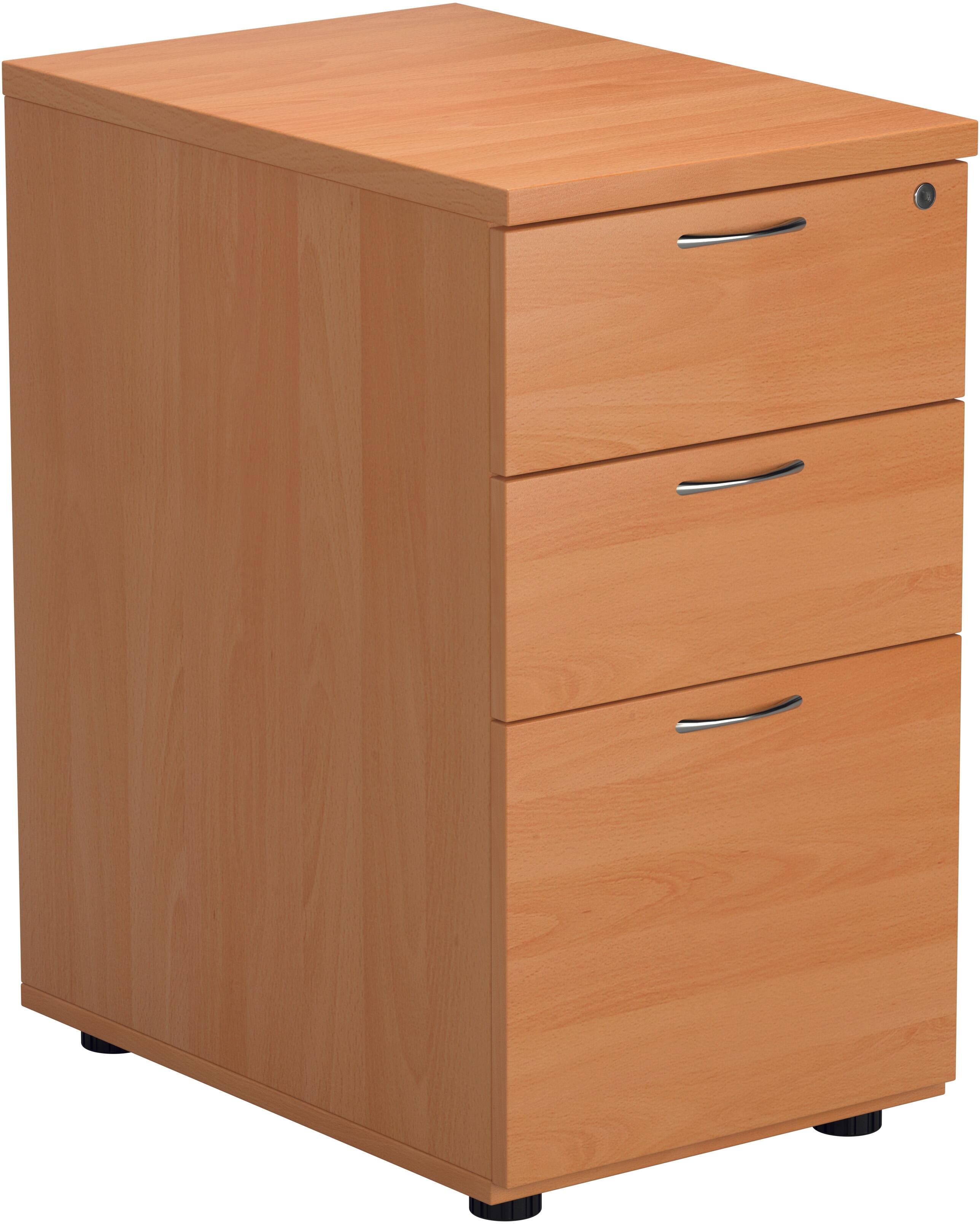 TC Desk High Pedestal 3 Drawers Office Furniture Direct