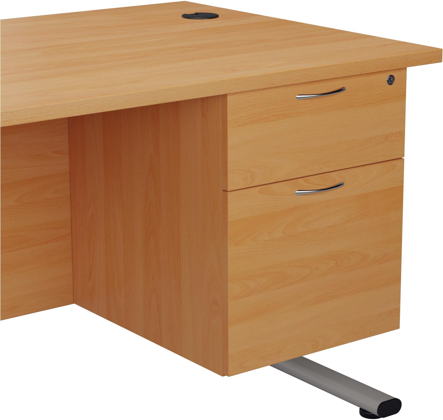 TC Fixed Pedestal 2 Drawers Office Furniture Direct
