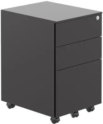 TC Metal Under Desk 3 Drawer Mobile