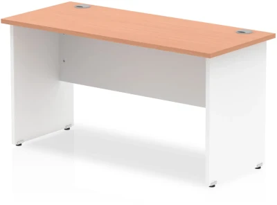 Dynamic Impulse Two-Tone Rectangular Desk with Panel End Legs - 1400mm x 600mm