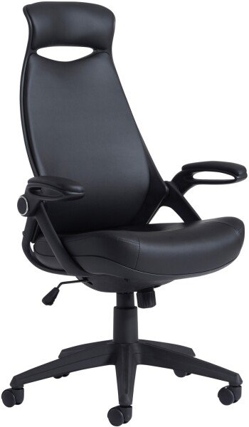 Dams Tuscan Faux Leather Managers Chair - Black