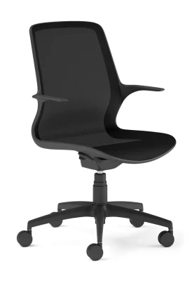 Elite Tempo Black Frame Back Task Chair