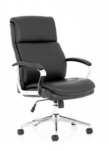 Dynamic Tunis Bonded Leather Executive Chair - Black