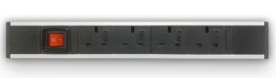 Metalicon Powerlink Under Desk Power Module - Master Switch - 4 Power Sockets