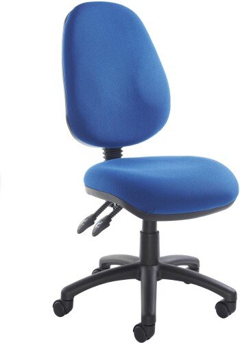 Dams Vantage 100 Operator Chair With No Arms - Blue