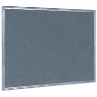 Gopak Aluminium Framed Felt Noticeboard - 1200 x 900mm