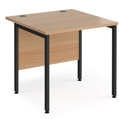 Dams Maestro 25 H-Frame Rectangular Desk with Back Modesty Panel - (w) 800mm x (d) 800mm
