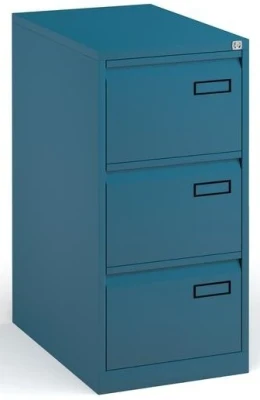 Bisley Public Sector Contract 3 Drawer Steel Filing Cabinet - Colour