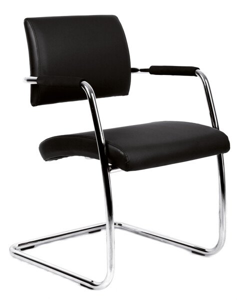 Dams Bruges Meeting Chair (Pair) - Black