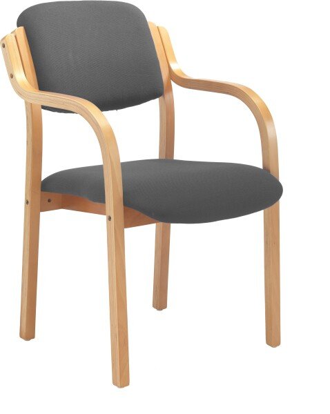 TC Wood Renoir Arm Chair - Charcoal