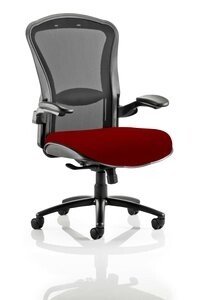 Dynamic Houston Heavy Duty Black Mesh Back Task Chair Bespoke Seat (Weight Capacity 32 Stone)