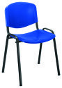 TC Club Canteen Black Frame Chair Without Arms