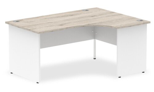 Dynamic Two-Tone Corner Desk with Panel End Legs - (w) 1800mm x (d) 1200mm