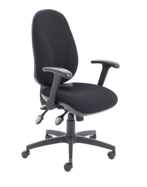 TC Concept Maxi Ergo Chair With Folding Arms - Black