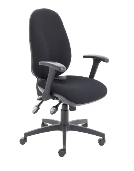 TC Concept Maxi Ergo Chair with Folding Arms - Black