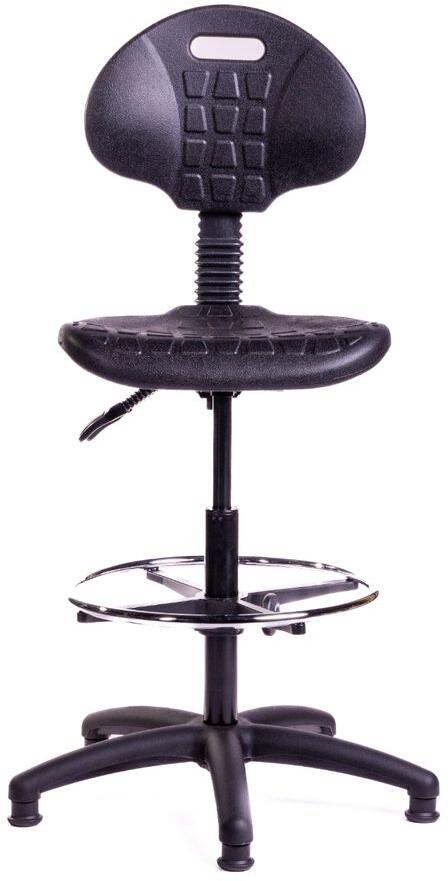Industrial Chilli Polyurethane Draughtsman Chair Durable Washable Office Furniture Direct