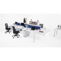 TC Office Desk - Pod of 10, Full Depth