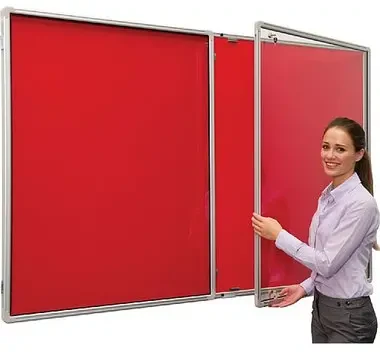Spaceright Accents FlameShield Tamperproof Fire Retardant Noticeboards 2400 x 1200mm