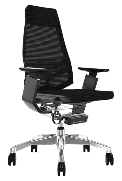 Comfort Genidia Mesh Chair - Black
