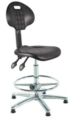 Chilli Polyurethane Chrome Chair
