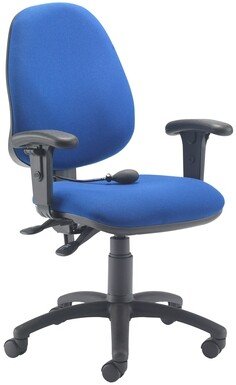 TC Calypso Ergo Chair with Adjustable Arms - Royal Blue