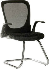 Teknik Flip Mesh Visitor Chair - Black