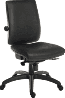 Teknik Ergo Plus Operator Faux Leather Chair - Black
